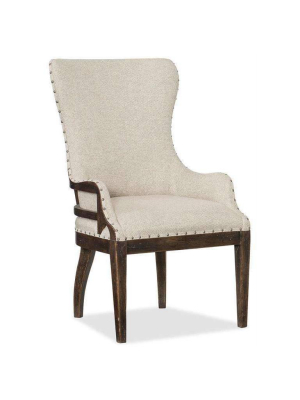 Roslyn County Deconstructed Upholstered Host Chair