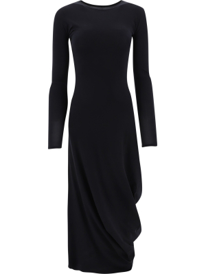 Maison Margiela Long-sleeve Midi Dress