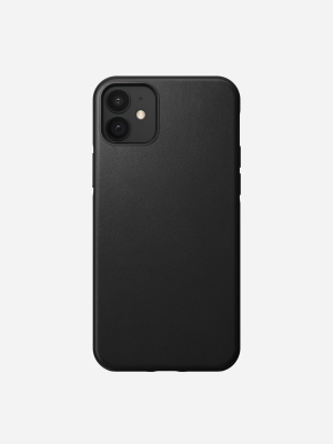 Modern Leather Case | Non-magsafe | Iphone 12 | Black