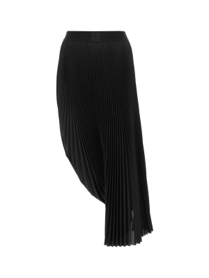 Givenchy Asymmetrical Pleated Skirt