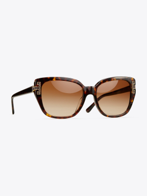 T-temple Cat-eye Sunglasses