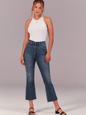 High Rise Kick Flare Jeans