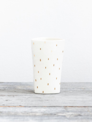 Golden Raindrop Highball Tumbler