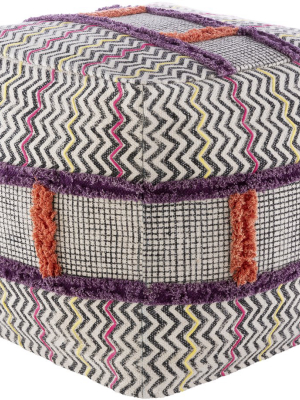 Raja Woven Pouf