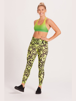 Happy Barefoot Legging - Lime