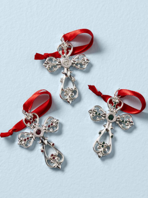 Mini 3-piece Cross Ornament Set