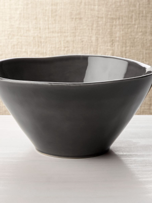 Marin Dark Grey Serving Bowl