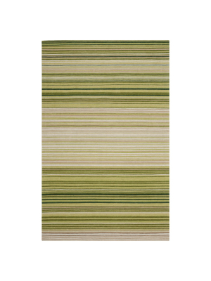 Alicante Green Stripe Woven Area Rug - Safavieh