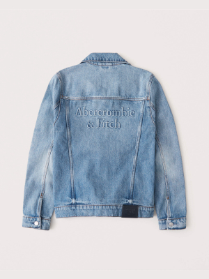 Denim Logo Jacket