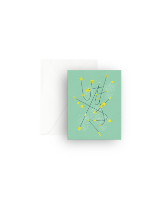 Mezzaluna Studio Greeting Card - Constellation