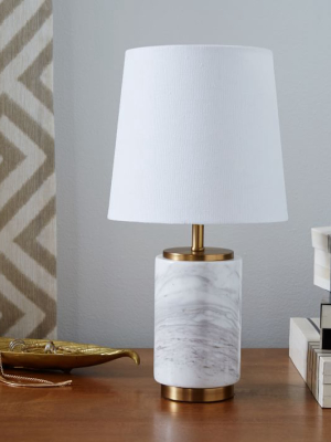 Pillar Marble Table Lamp