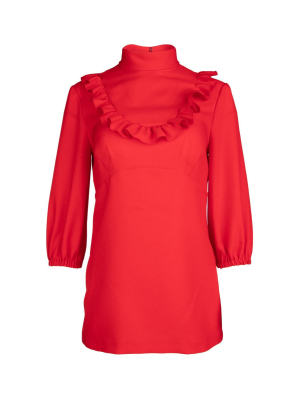 Miu Miu Ruffled Trim Blouse