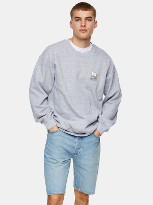 Gray Marl Work From Home Sweatshirt