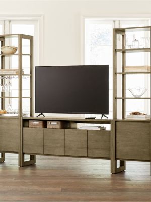 Prescott 60" Media Console And 2 Towers