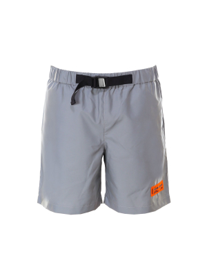 Heron Preston Belted Reflector Effect Shorts