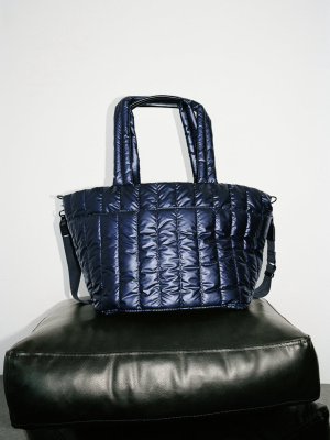 Quilted Nylon Shopper