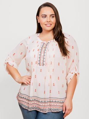 Grace Boho Ethnic Top (plus Size)