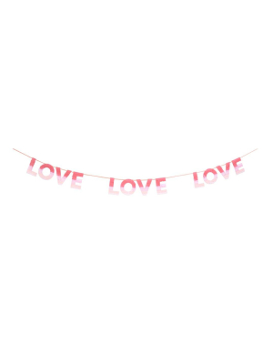 Meri Meri Ombre Love Garland