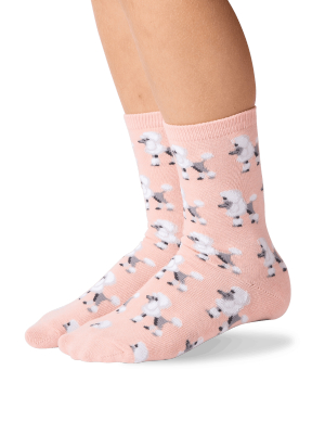 Kid's Poodles Crew Socks