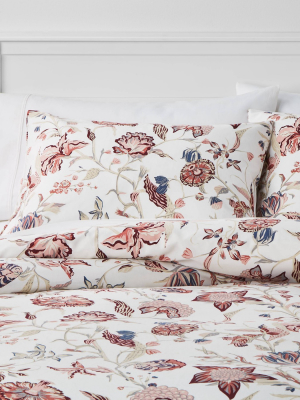 Floral Printed Family Friendly Duvet Cover & Sham Set - Threshold™