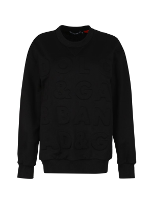 Dolce & Gabbana Logo Detailed Crewneck Sweatshirt