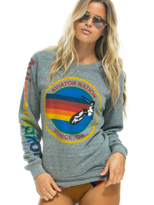 Aviator Nation Sweatshirt - Heather Grey