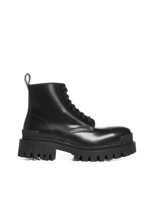 Balenciaga Strike Lace-up Boots