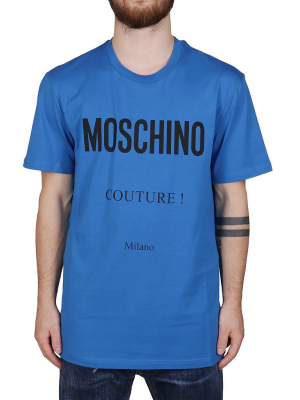 Moschino Logo Crewneck T-shirt