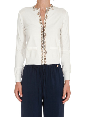 Elisabetta Franchi Chain Detailed Cardigan