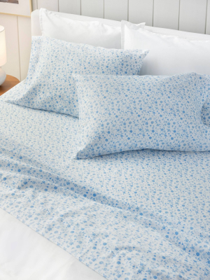 Printed Cotton Sheet Set - Martha Stewart