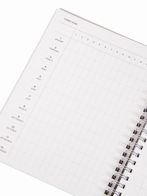 Daily Weekly Monthly Planner, Small In Curves