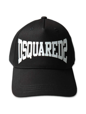 Dsquared2 Kids Logo Printed Baseball Cap