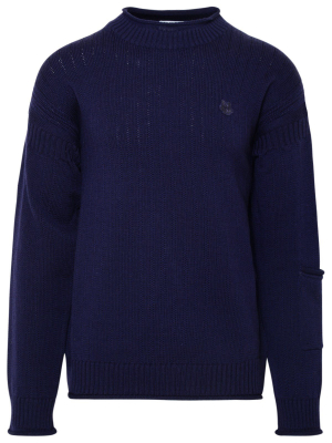 Kenzo Ribbed Hem Knit Sweater