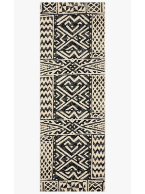 Ivory/ Black Mika Rug