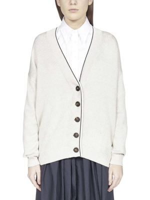 Brunello Cucinelli Buttoned V-neck Cardigan