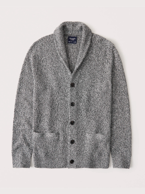 Cotton Shawl Cardigan Sweater