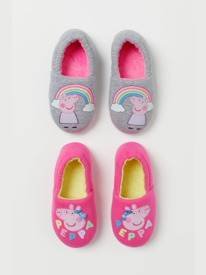 2-pack Soft Slippers