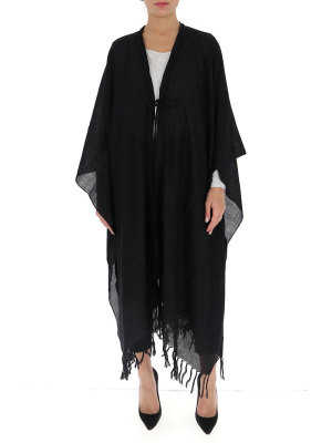 Saint Laurent Fringed Poncho