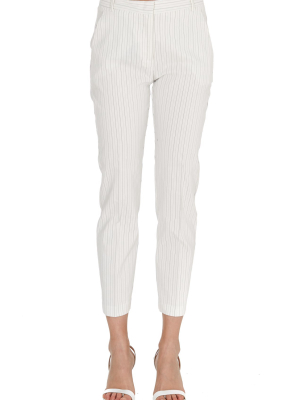 Pinko Pinstripe Cigarette-fit Trousers