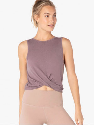 Beyond Yoga Crossroads Reversible Cropped Tank Top Wild Orchid