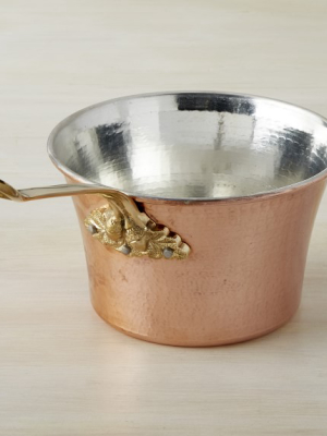 Ruffoni Historia Hammered Copper Polenta Pot With Acorn Handle, 3 1/2-qt.
