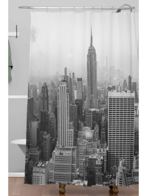 Bethany Young Photography In A New York State Of Mind Shower Curtain Black/white - Deny Designs