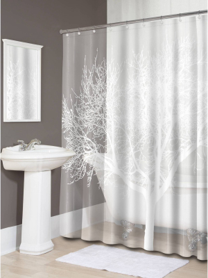 Tree Eva Shower Curtain - Pearl