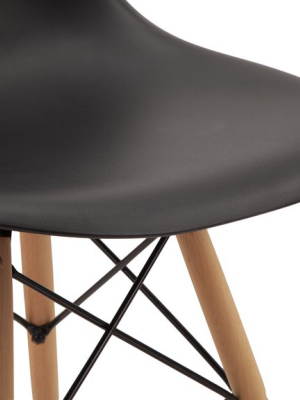 Flynn - Flynn Molded Dining Chair, Black