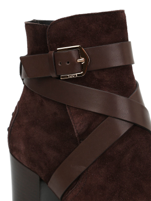 Tod's Strap Detailed Booties