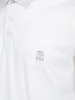 Brunello Cucinelli Logo Polo Shirt