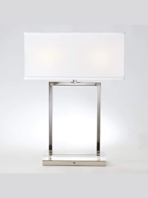 Global Views Mini Crystal Slab Lamp