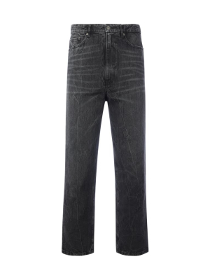 Balenciaga Straight Leg Denim Jeans