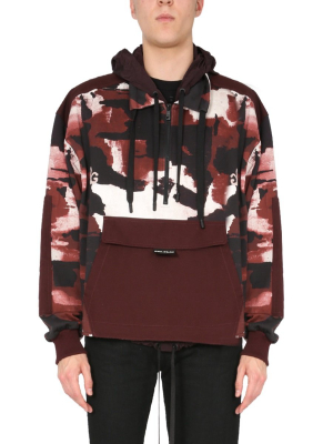 Dolce & Gabbana Camouflage Print Hoodie