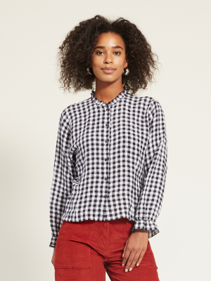 Plaid Liz Blouse